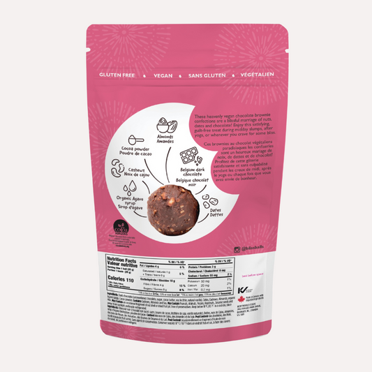 CHOCOLATE BROWNIE BLISS BALLS 6 PACK