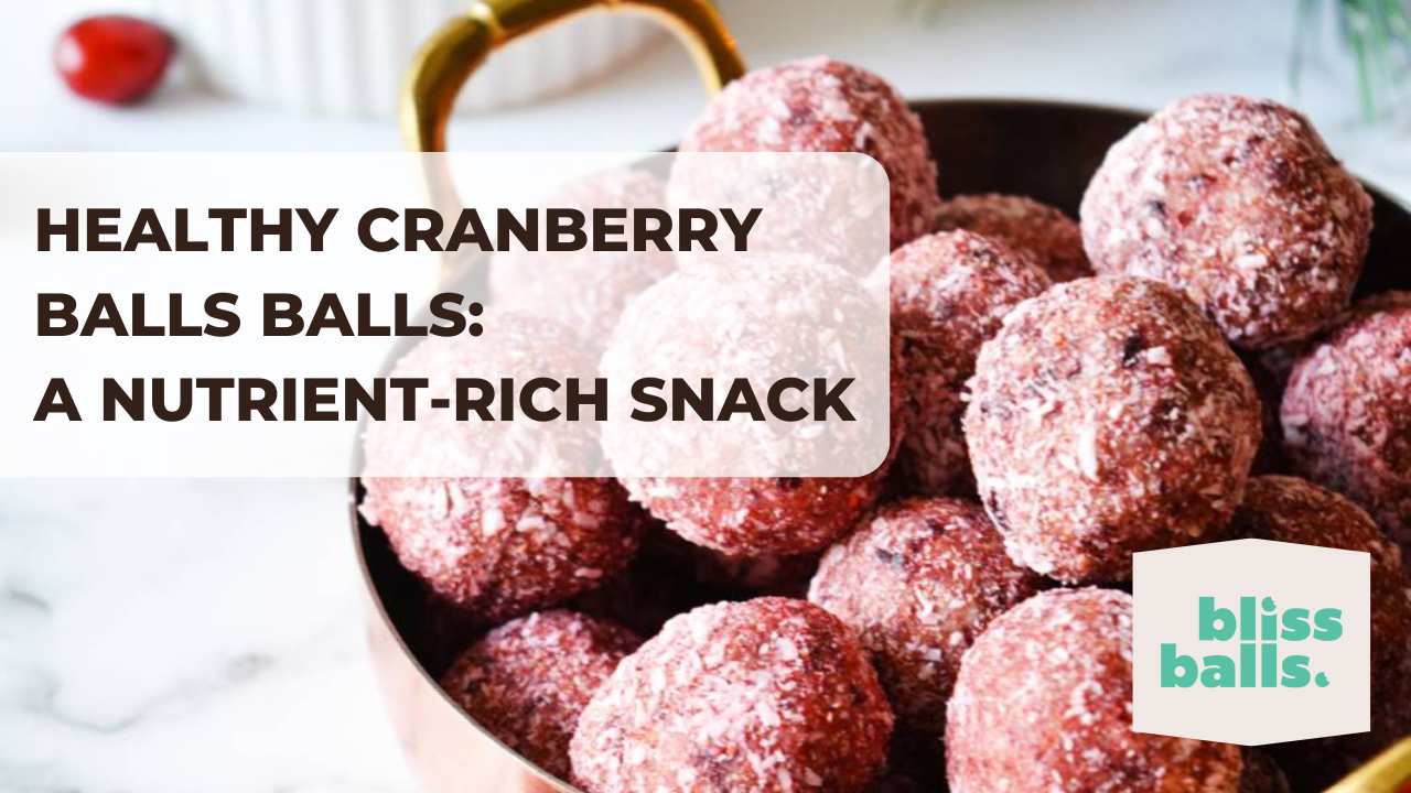 Healthy Cranberry Balls: A Nutrient-Rich Snack