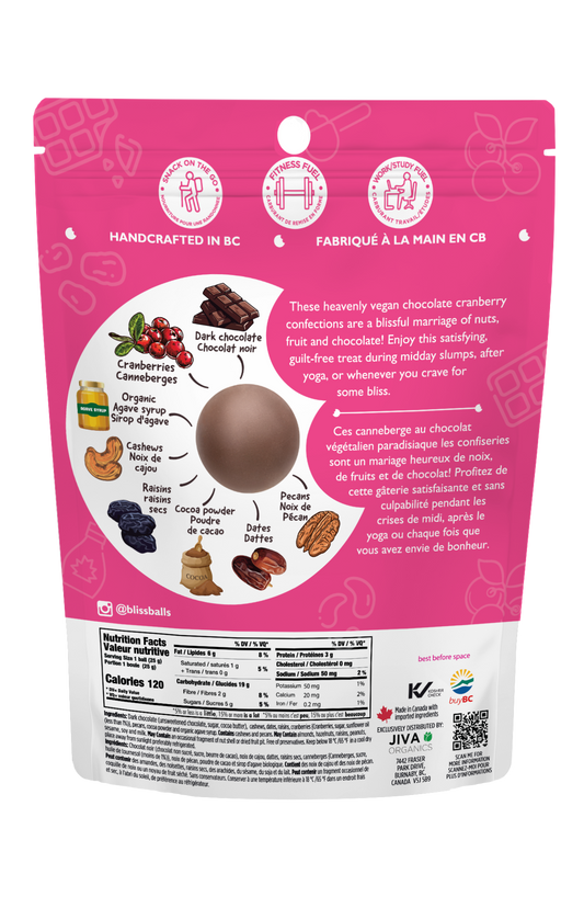 Cranberry Bliss Balls (x6)